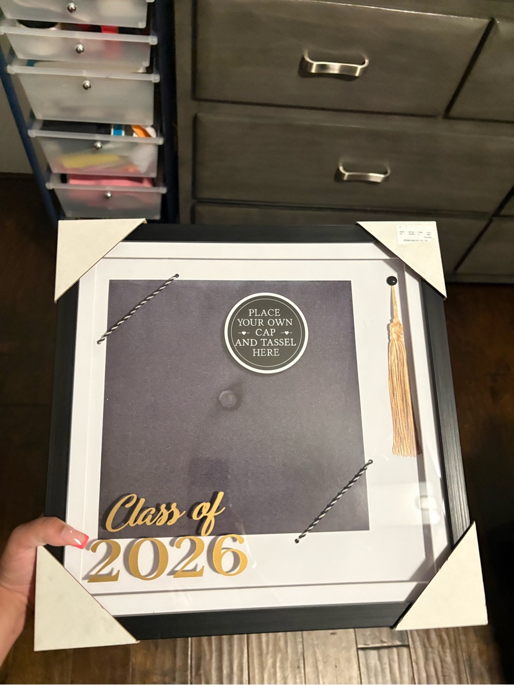 Class of 2026 Shadow Box Frame with Gold Tassel Accent